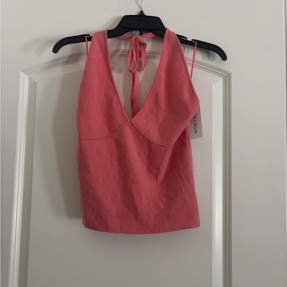 PacSun Pink Crop Tank Top NWT